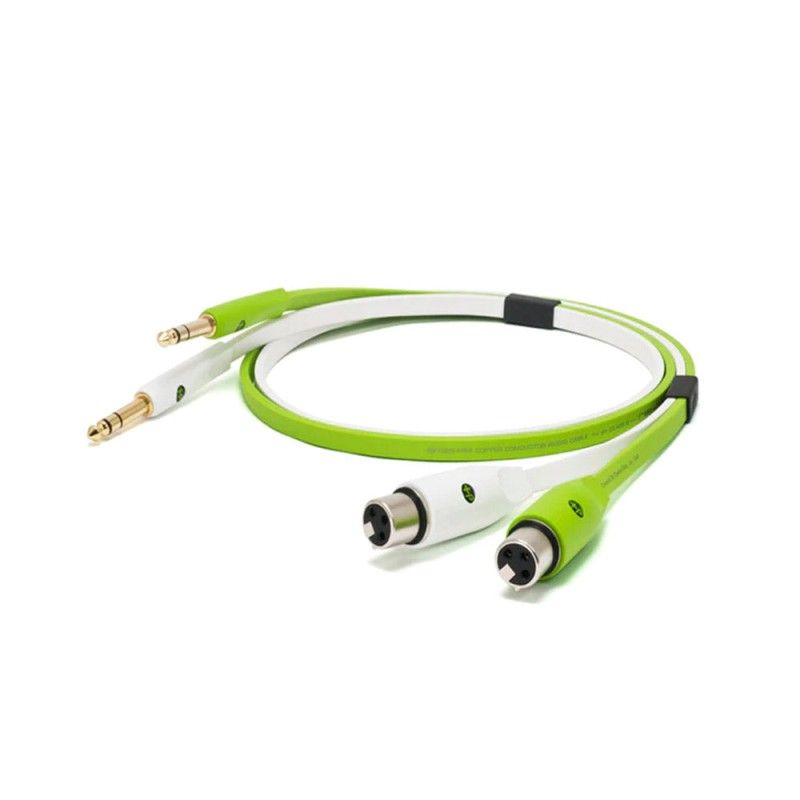 GENERICO - Cable XLR Hembra a 14 TRS 1 Metro Oyaide NEO d+