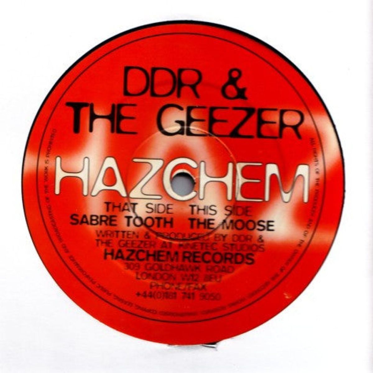 GENERICO - DDR & The Geezer  Sabre Tooth  The Moose Vinilo VG+