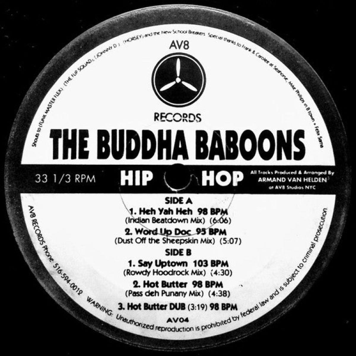 GENERICO - The Buddha Baboons  The Buddha Baboons Vinilo usado