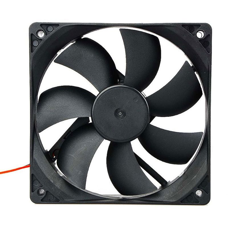 GEN - Ventilador 80mm (8 Cm) Para Gabinete / Fuente De Poder - Negro