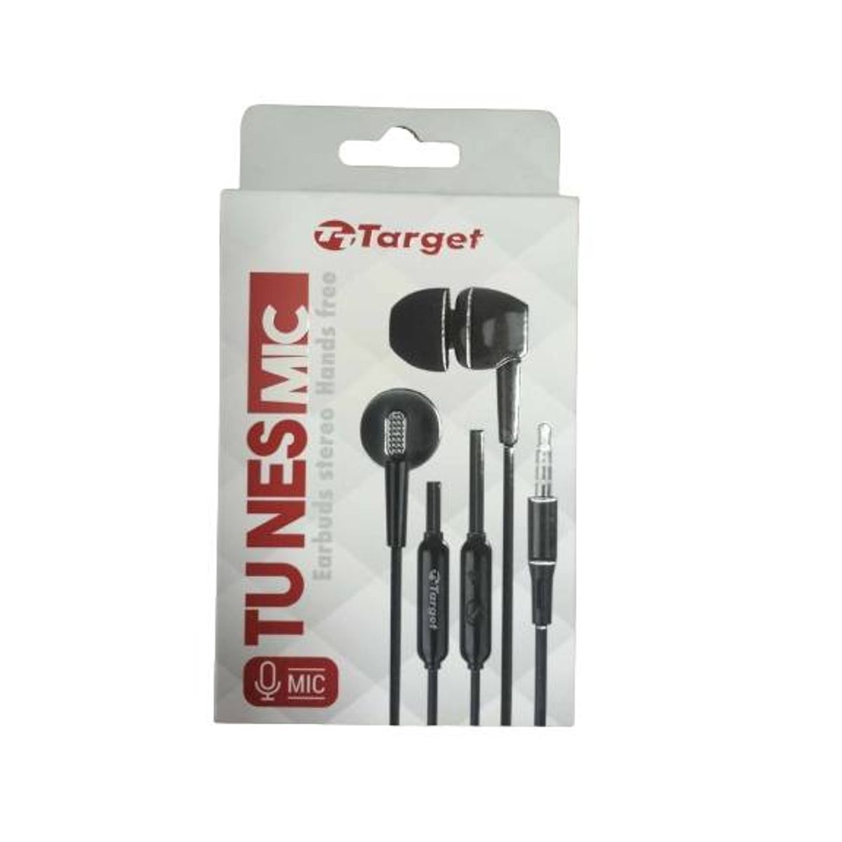 GENERICO - Audifonos target con microfono con goma T206