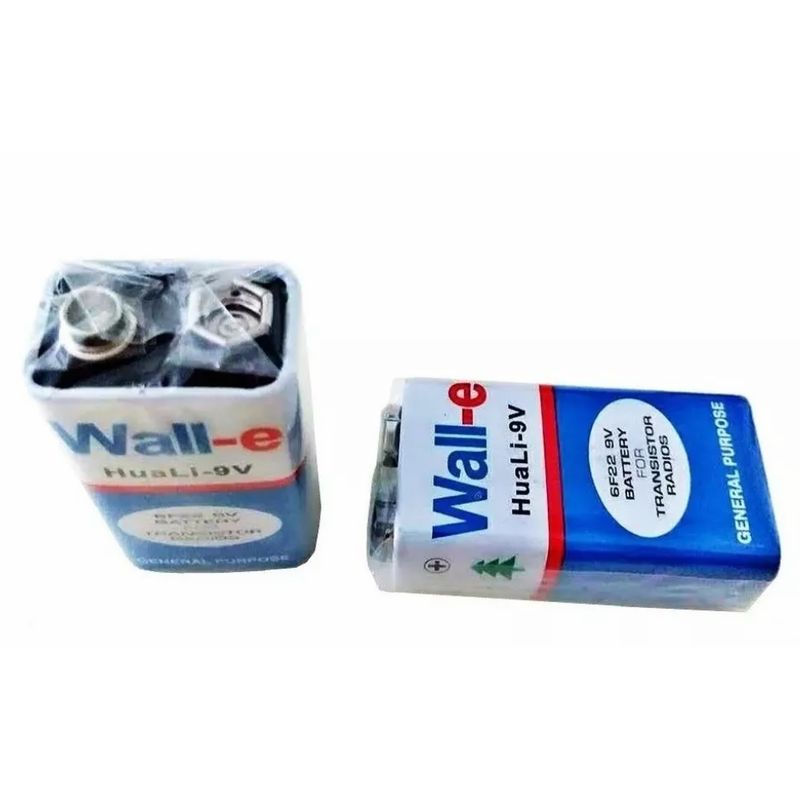 GENERICO - X10 Baterías 9v Wall-e Extra Duración 6f22