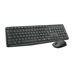 LOGITECH - Kit Teclado y Mouse Inalámbrico MK235 Negro