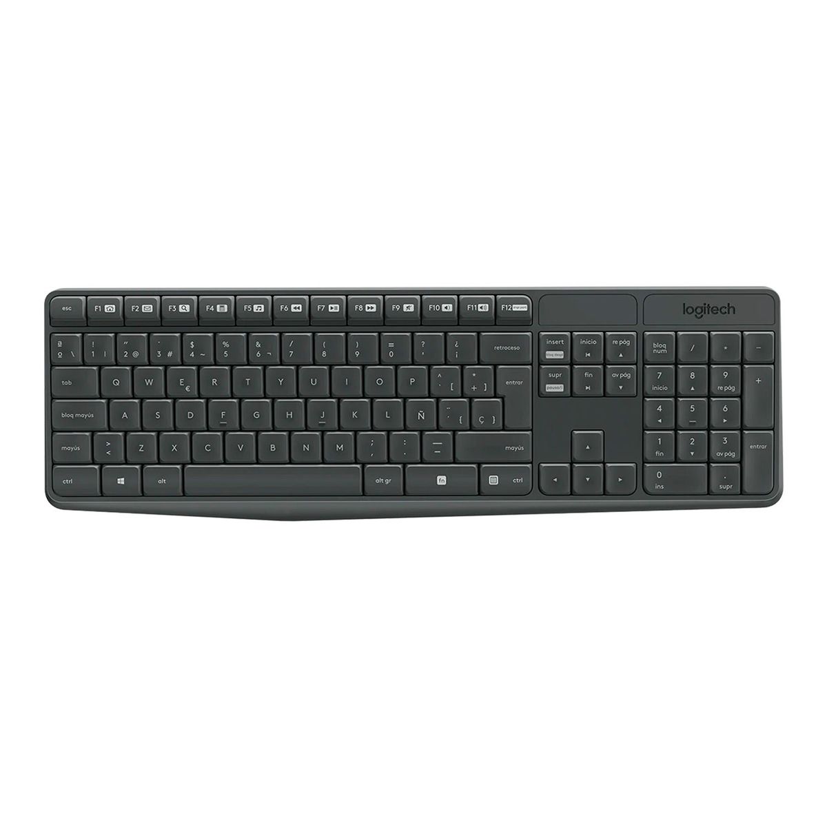 LOGITECH - Kit Teclado y Mouse Logitech Inalámbrico MK235 Negro