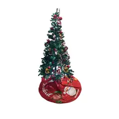 GENERICO - Árbol Pino Verde Con Decoración Incluida Adornos Navidad 150m