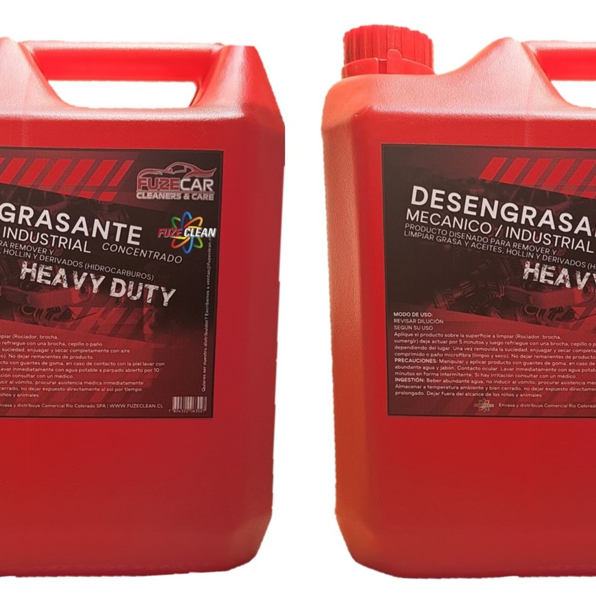 FUZE CLEAN - Desengrasante concentrado para trabajo pesado 10lts