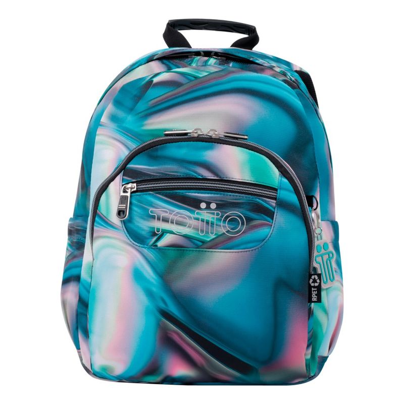 TOTTO - Totto Mochila Notebook Escolar Niña Impermeable Eco018