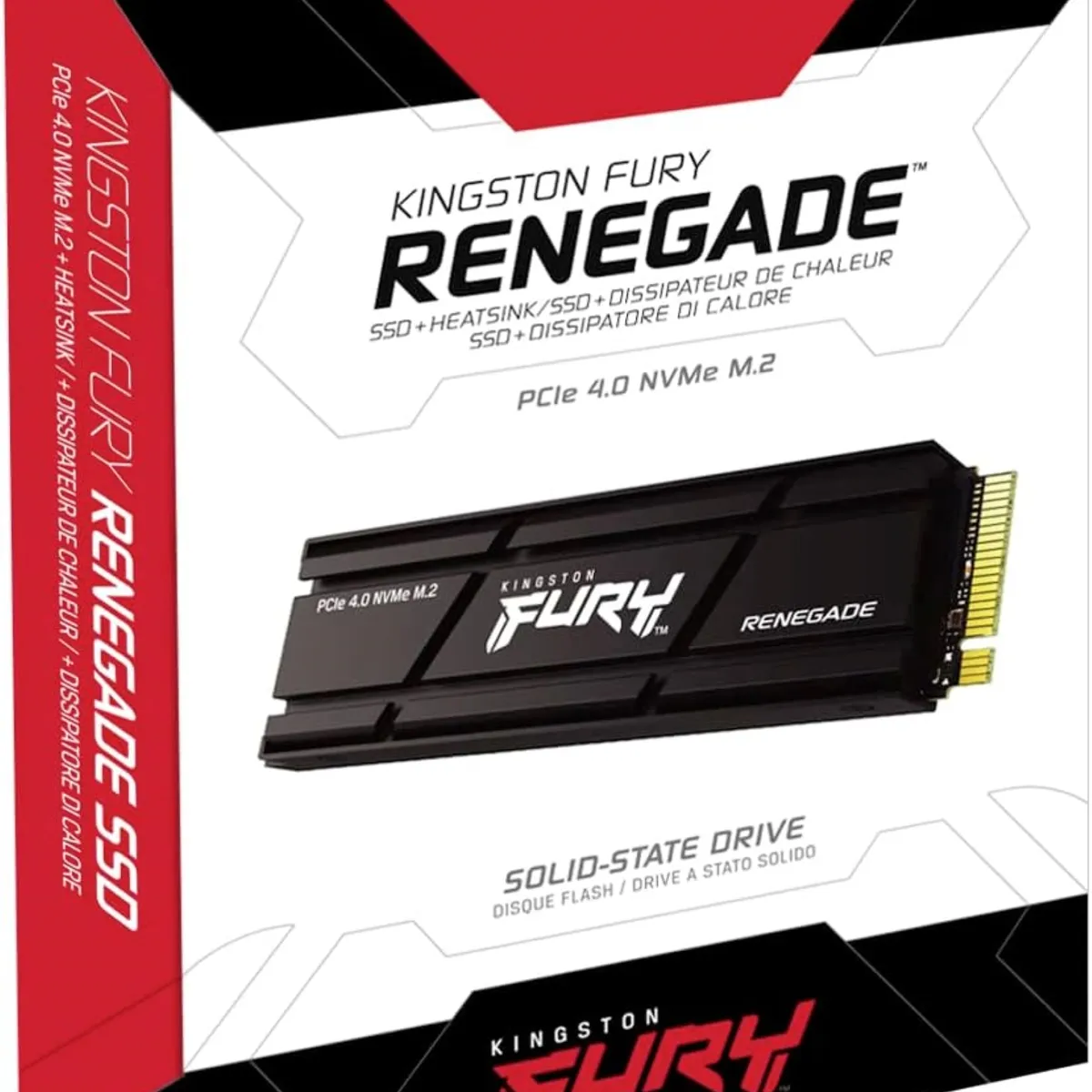 KINGSTON - SSD Kingston Fury Renegade 2TB M.2 NVMe PCIe 4.0 Disipador