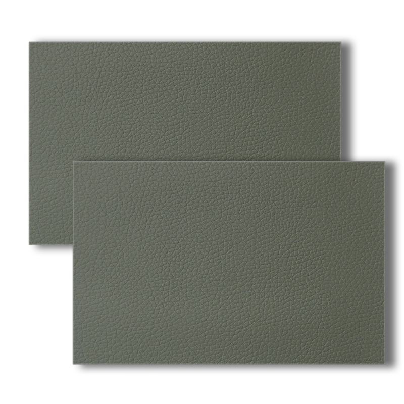GENERICO - Kit De Parches De Reparación De Piel Cuero Pu Pegatinas 2u Gris Oscuro