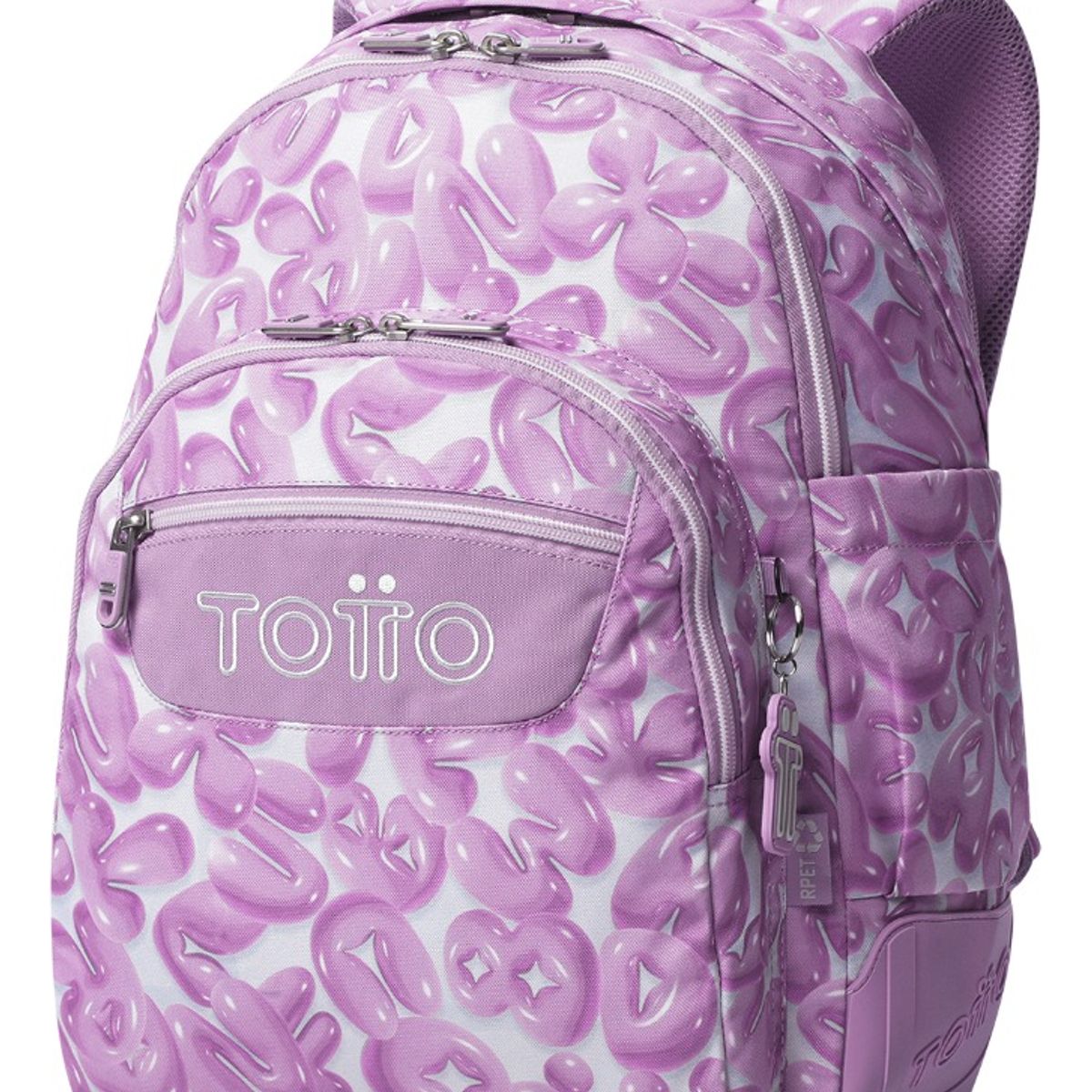TOTTO - Totto Mochila Escolar Impermeable Rpet Niña Juvenil RAY242