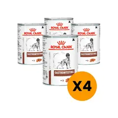 ROYAL CANIN - Alimento Gastrointestinal Perros Lata 385gr - Pack X4