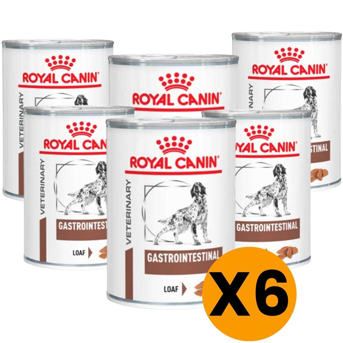 ROYAL CANIN - Royal Gastrointestinal Canine Lata 385gr - Pack 6 Latas