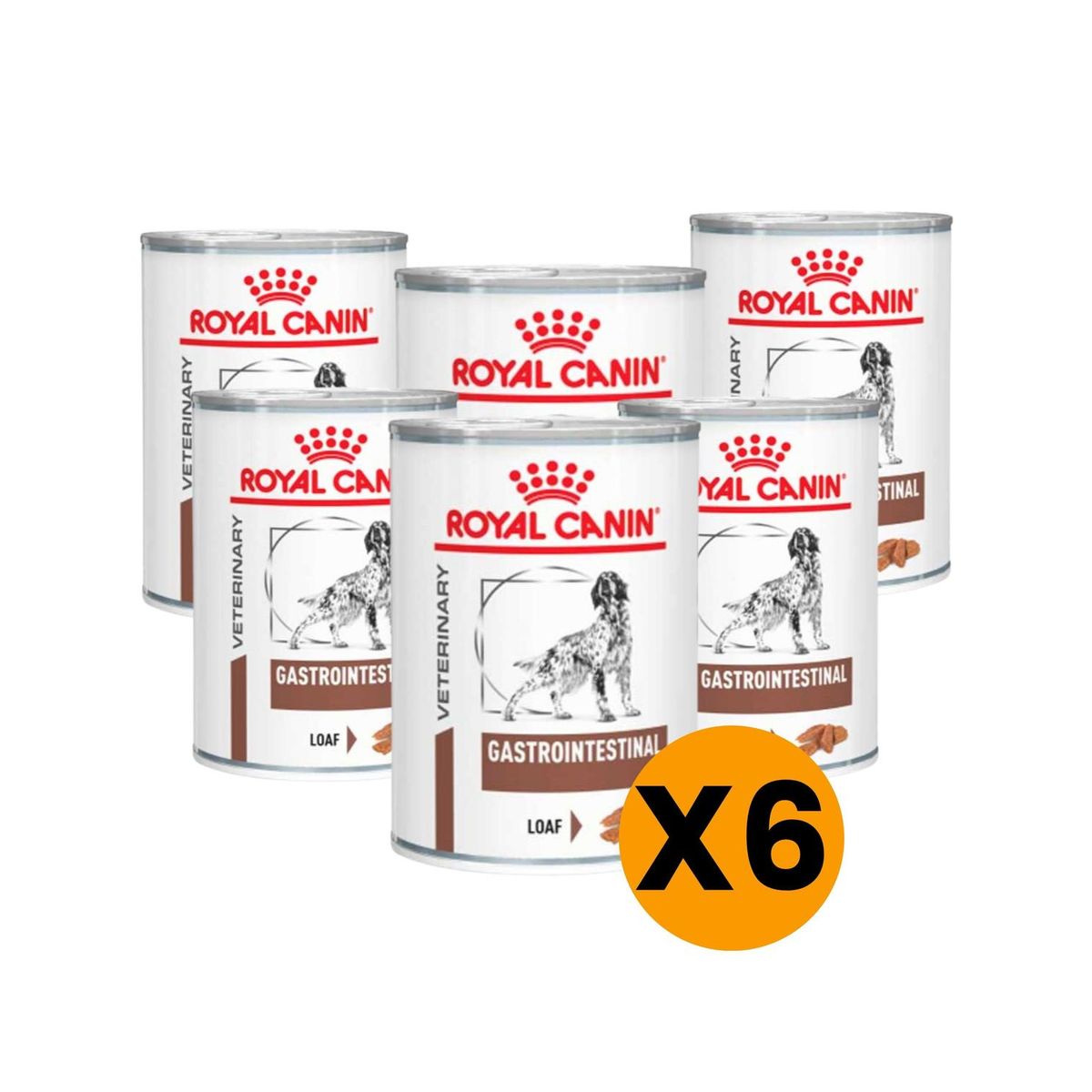 ROYAL CANIN - Royal Gastrointestinal Canine Lata 385gr - Pack 6 Latas