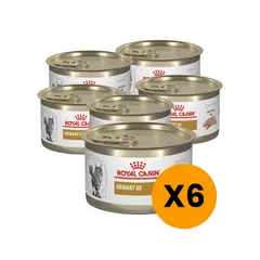 ROYAL CANIN - Alimento Urinary S/o Gatos lata 145gr - Pack X6