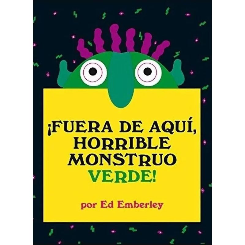 OCEANO - Libro ¡Fuera de aquí, horrible monstruo verde!