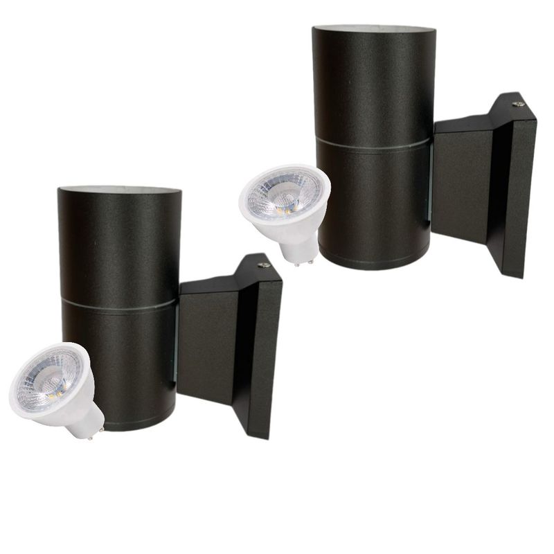 WANT - Pack X 2 Aplique Porta Gu10*1 Incluida Ip54