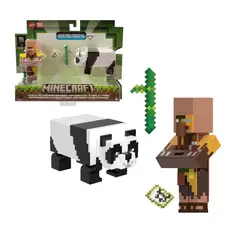 MINECRAFT - FIGURA 8CM 2 PACK CARTOGRAFO JUNGLA Y PANDA