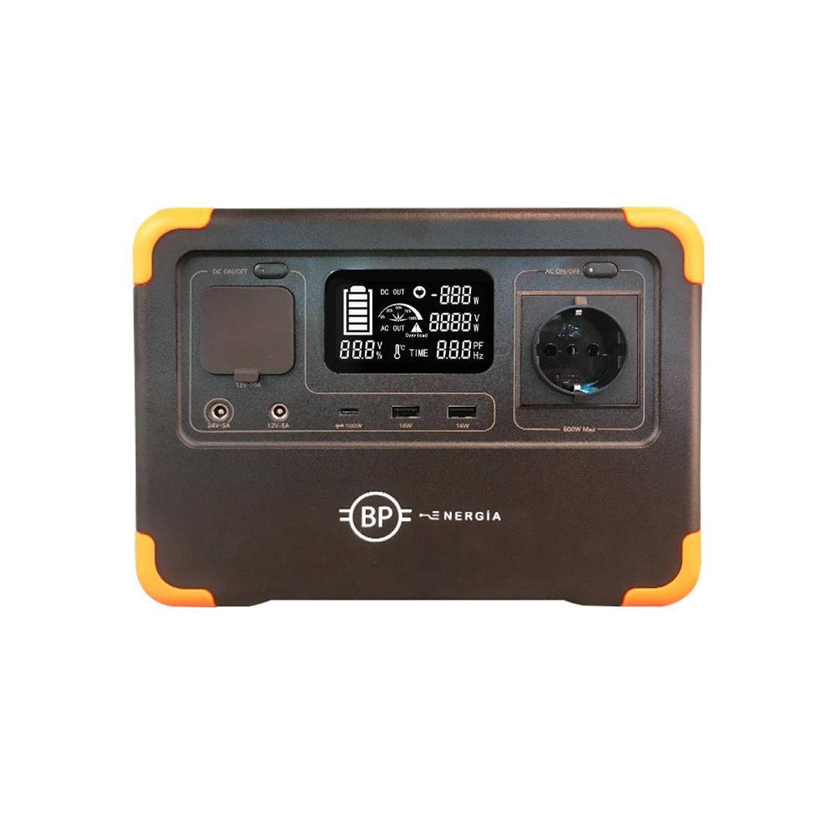 BP - Estación de Energía Recargable 600W-576Wh - Negro