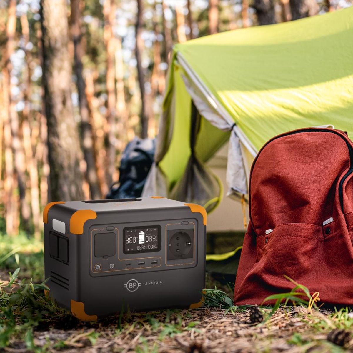 BP - Estación de Energía Recargable 600W-576Wh - Negro