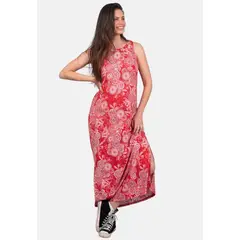 MADREMIA - Vestido Maternal Lactancia Julieta Rojo