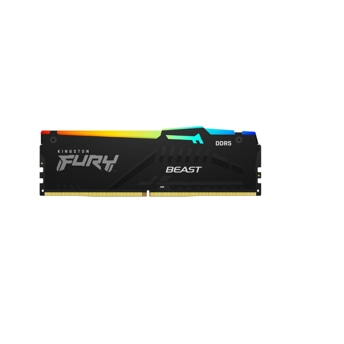 KINGSTON - DIMM 8 GB - Kingston FURY Beast Black RGB Intel XMP -  DDR5 5600MHZ