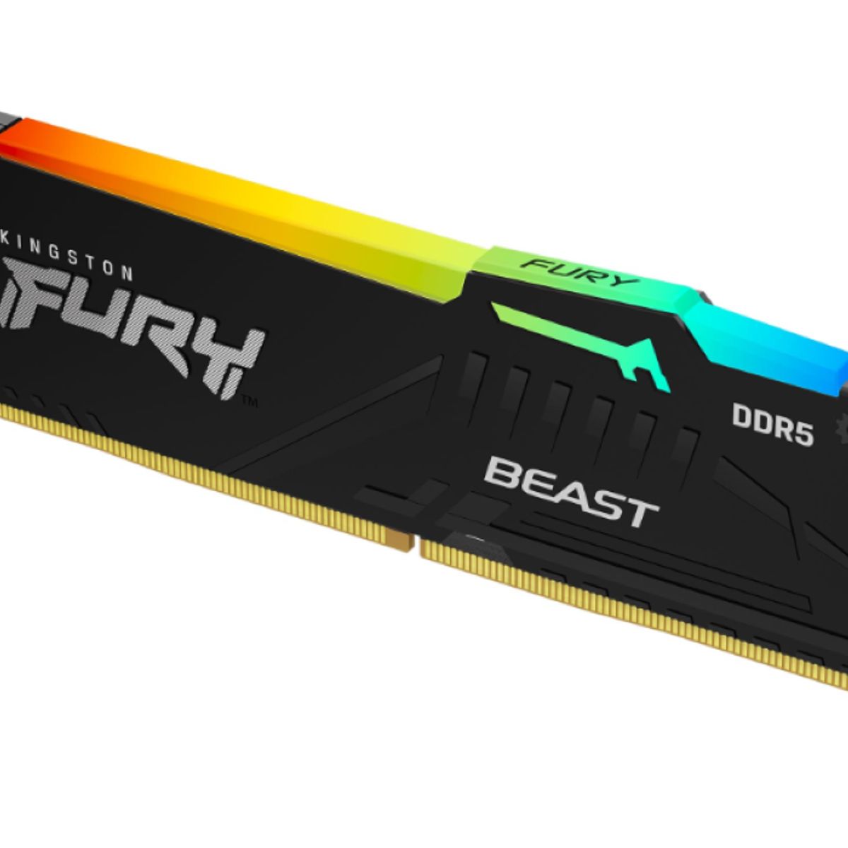 KINGSTON - DIMM 8 GB - Kingston FURY Beast Black RGB Intel XMP -  DDR5 5600MHZ