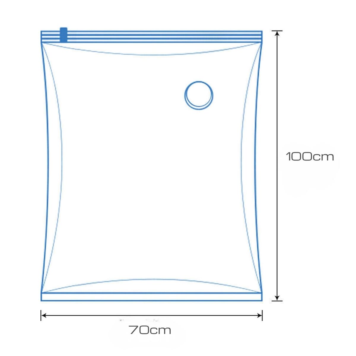 REBAJAS - 10 Bolsas Vacío Ropa Space Bags Grande 100x70cm