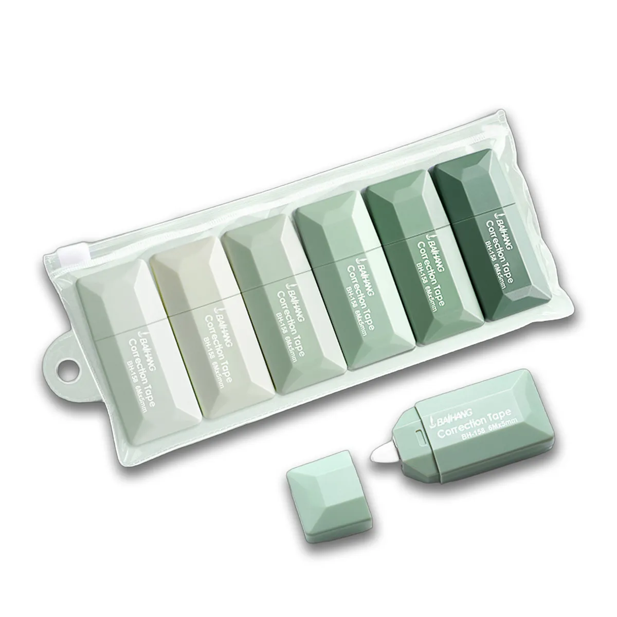 ATURE - 6pcs Cinta Corrector De Gran Capacidad Para Estudiantes