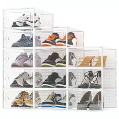 REBAJAS - Caja Organizadora De Zapatos Apilables Set 4 Unidades