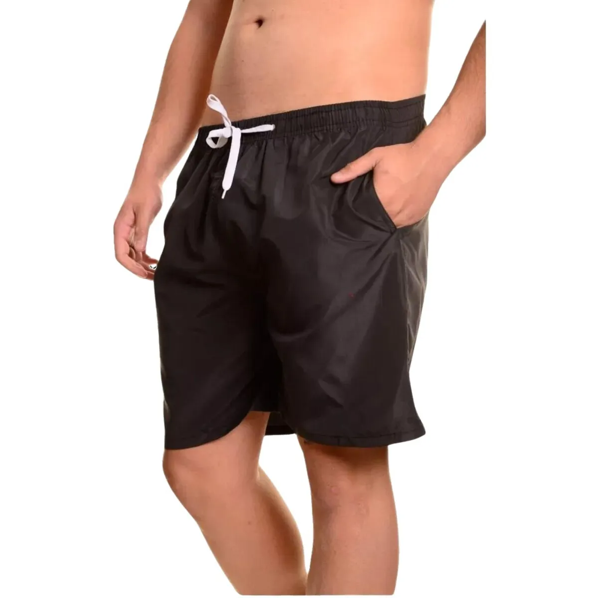 LIKE SHOP - Traje De Baño Hombre Forro Malla Colores Liso 205