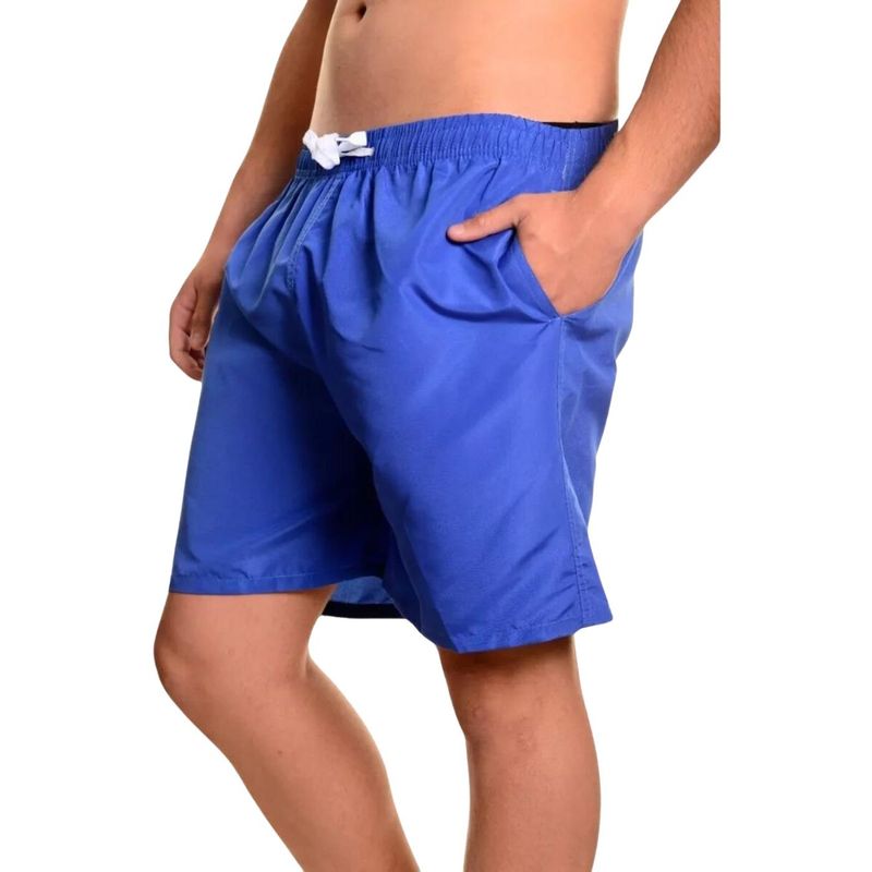 MPROPIA - Traje De Baño Hombre Forro Malla Colores Liso 205