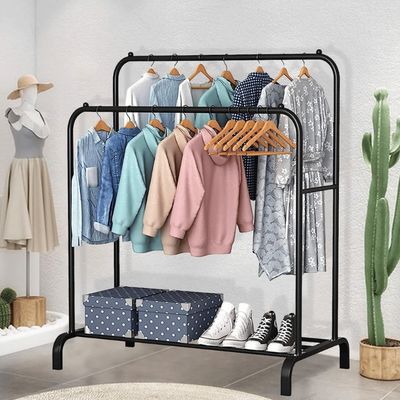 Imagen 2 del producto Perchero Organizador de Ropa Tendedero Acero Inoxidable Doble