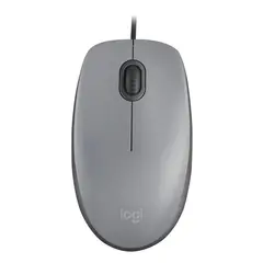 LOGITECH - Mouse M110 Silent con cable Gris
