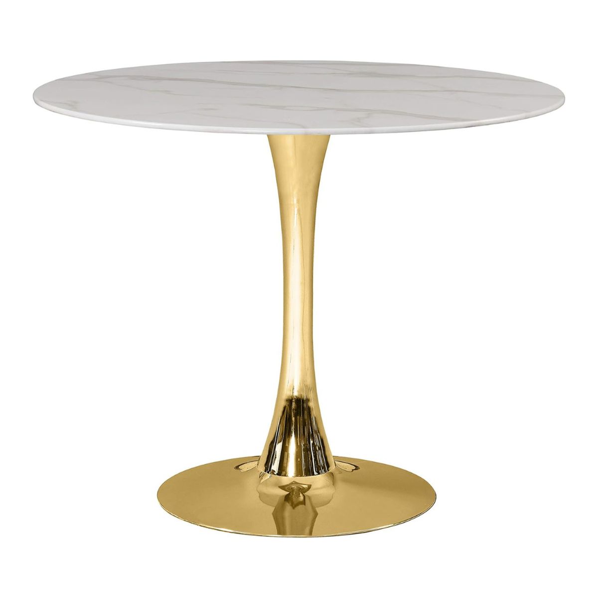 PANDALINO - Mesa Tulip Luxu - Blanco - 100 cm