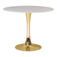 Mesa Tulip Luxu - Blanco - 100 cm