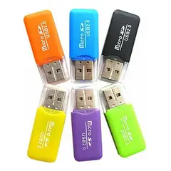 GEN - Lector Adaptador Usb De Tarjetas Micro Sd De Colores
