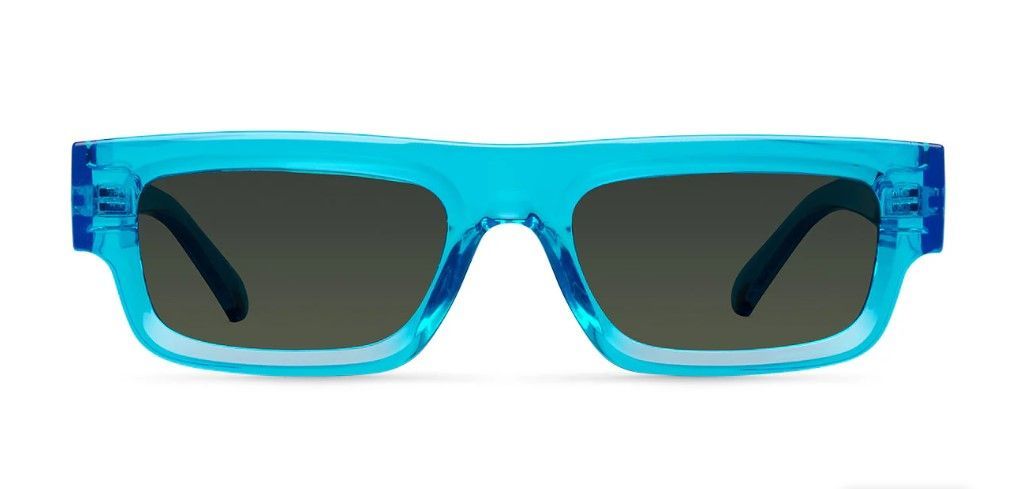 LENTES DE SOL POLARIZADOS - KITO CYAN OLIVE Celeste TALLA UNICA