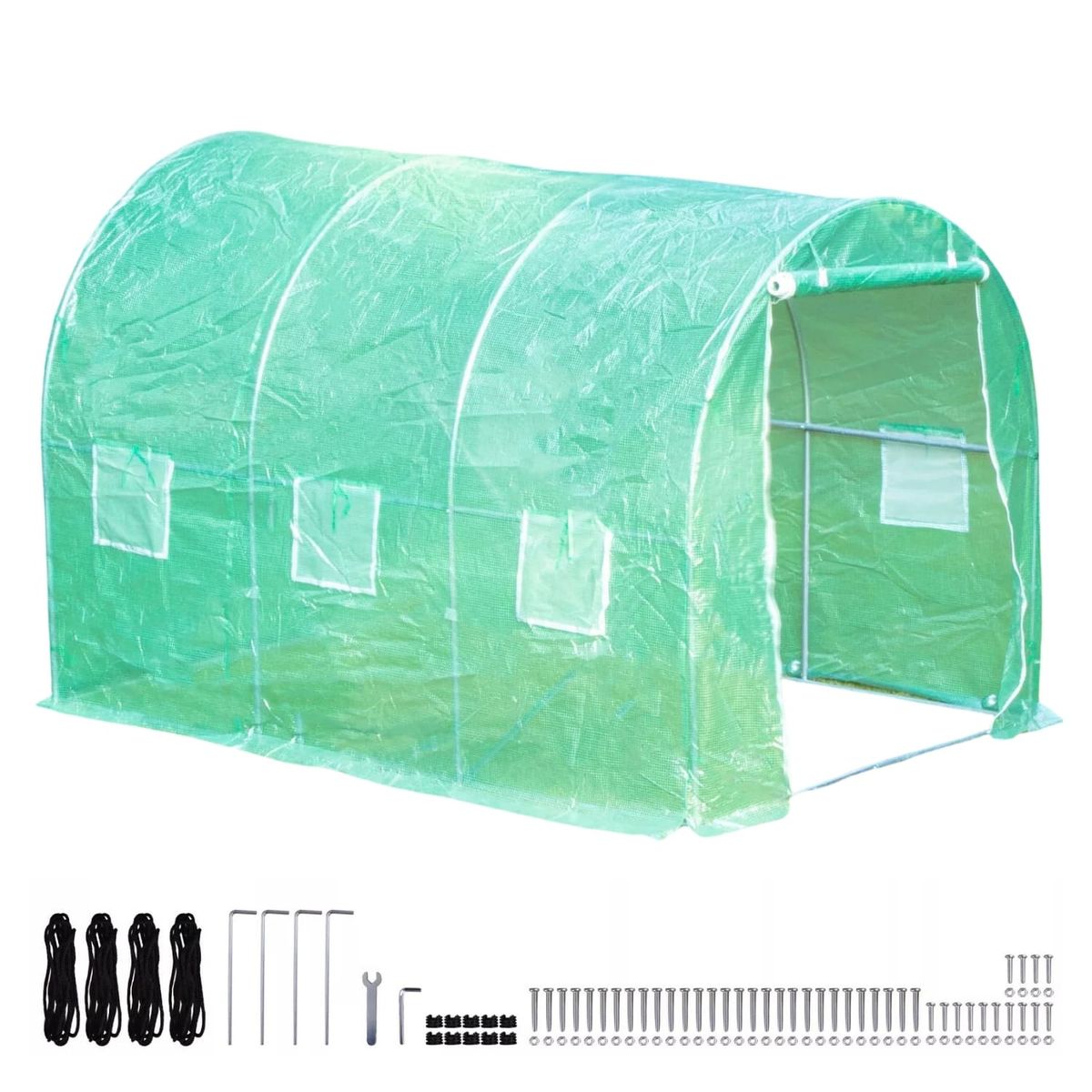 HOMECLAF - Invernadero Armable Túnel 6mt2 3x3x2mts