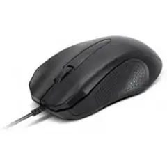 XTECH - Mouse óptico con cable USB 1000dpi Negro - Negro