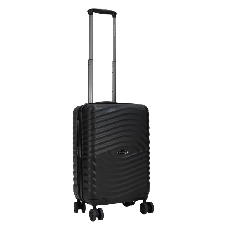 Maleta Cabina Viena S Expandible y TSA Negro Negro L