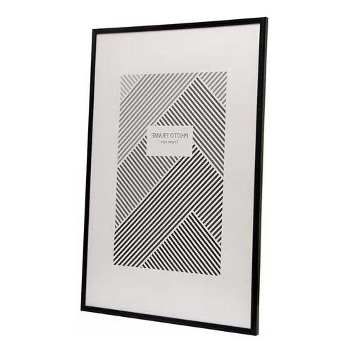 GENERICO - Marco 40x60 cm plástico con acrílico color negro