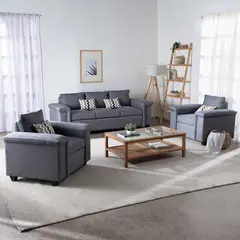 MUEBLES COTTONI - Living 311 Sicilia Tela Gris
