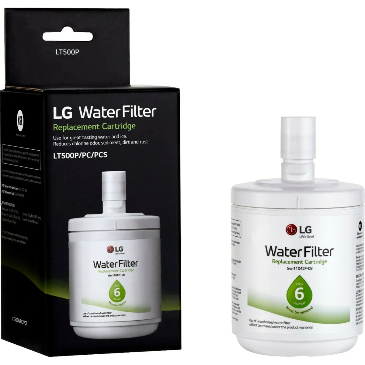 LG - Filtro de Agua Para Refrigerador LG LT500P