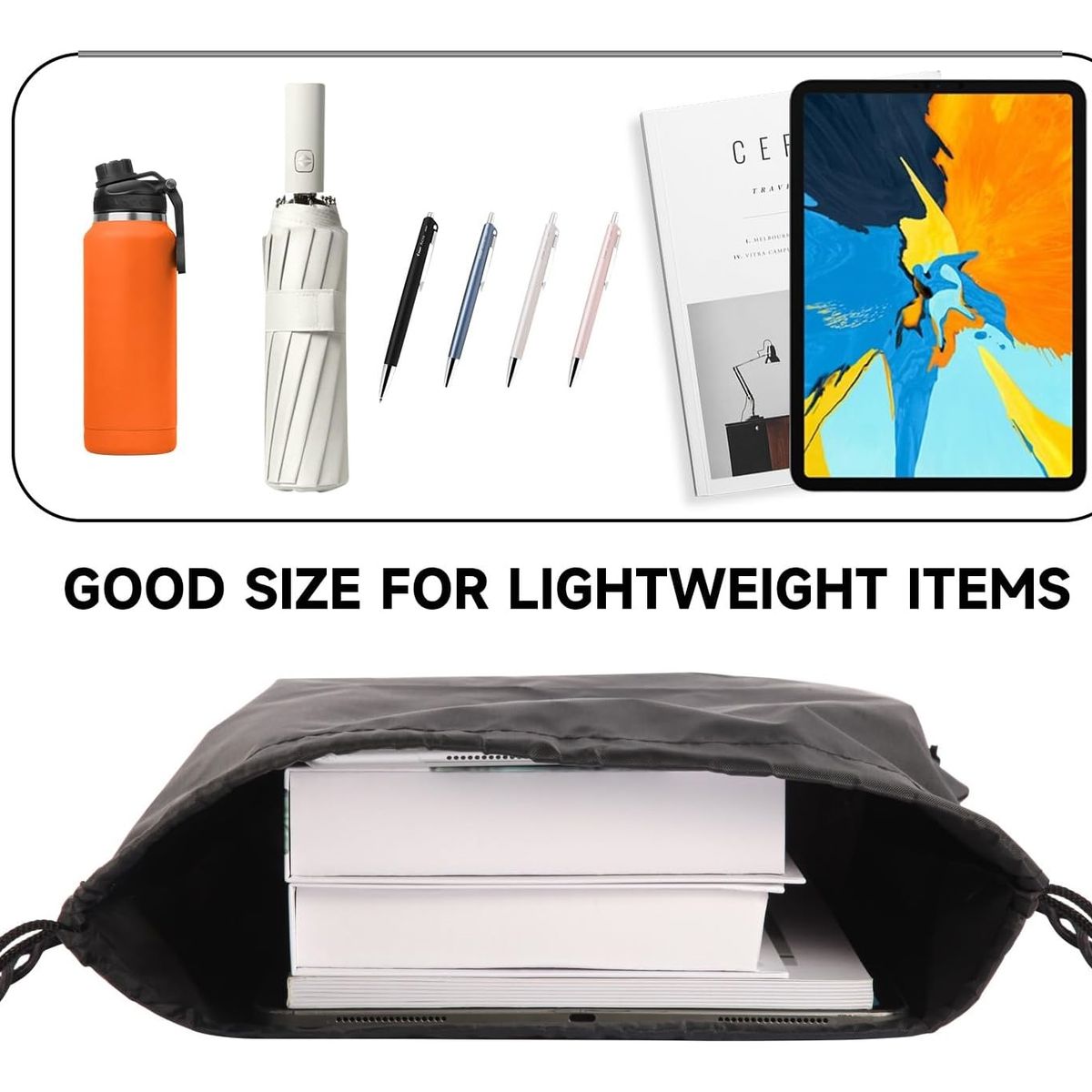 ATURE - Pack 20 Bolsos Morrales Poliester 34x42cm Estampar Sublimar