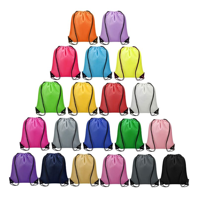 GENERICO - Pack 20 Bolsos Morrales Poliester 34x42cm Estampar Sublimar
