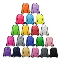 GENERICO - Pack 20 Bolsos Morrales Poliester 34x42cm Estampar Sublimar