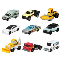 MATCHBOX - PAQUETE DE 9 AUTOS BASICOS - CITY PARAMEDIC