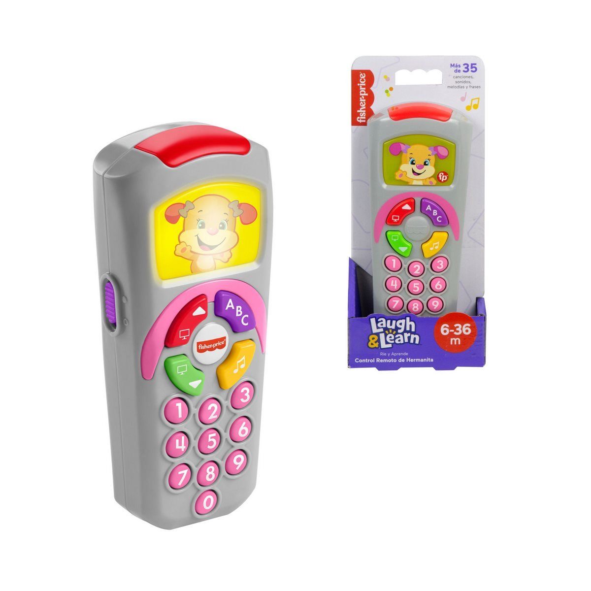 FISHER PRICE - Juguete didáctico Fisher Price control remoto para bebé