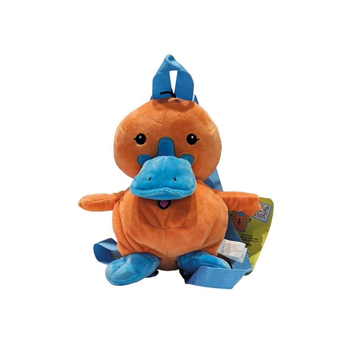 ANSALDO - Mochila peluche Flinko diseño único y funcionalidad