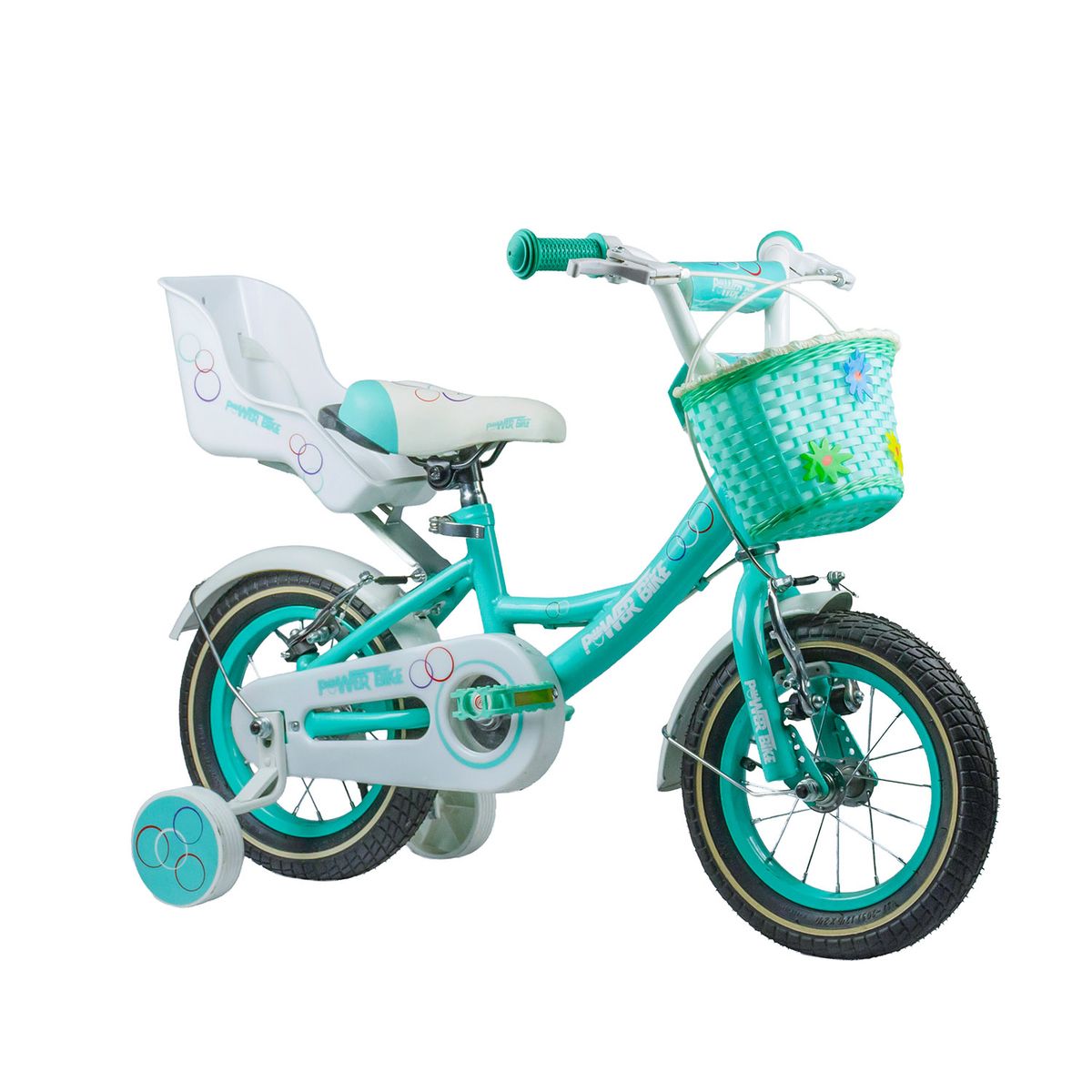 POWERBIKE - BICICLETA PASEO 12 POWERBIKE TURQUESA